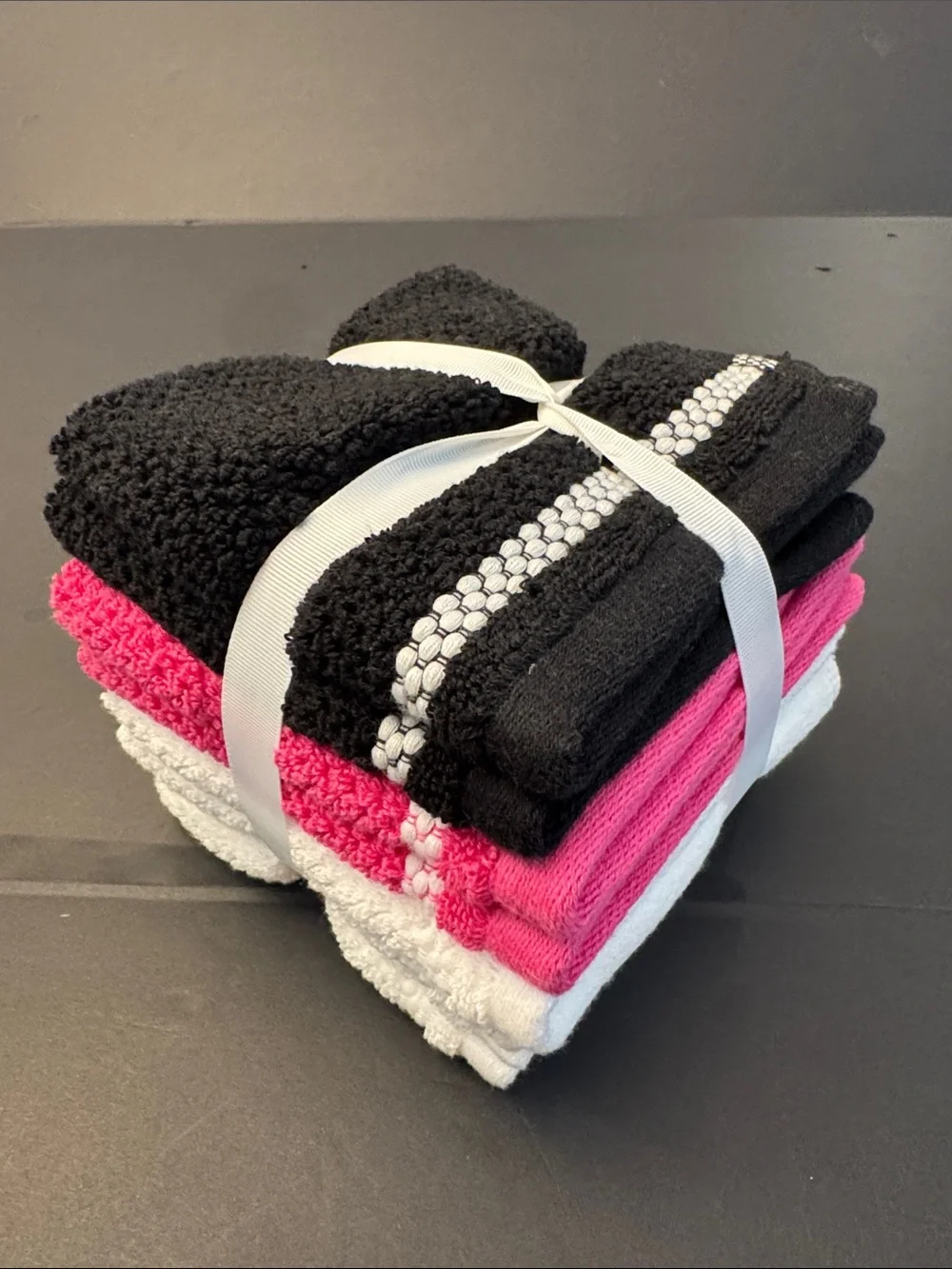 8pc TRULY LOU 💯% Cotton Washcloth Towel Set - 4WT2SNAP2C